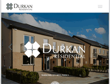 Tablet Screenshot of durkanresidential.ie